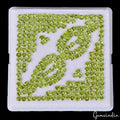 77 Ct/251 Pcs Natural Unheated Parrot Green Peridot Round Calibrated 4mm Gem Lot