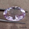 26.50 Ct Natural Lavender Amethyst Oval Cut Faceted Ring Size Gems For Jewelry