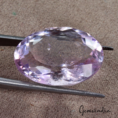 Amethyst Loose Gemstone, Lavender — 24 x 17 x 11mm, 26.50 Ct