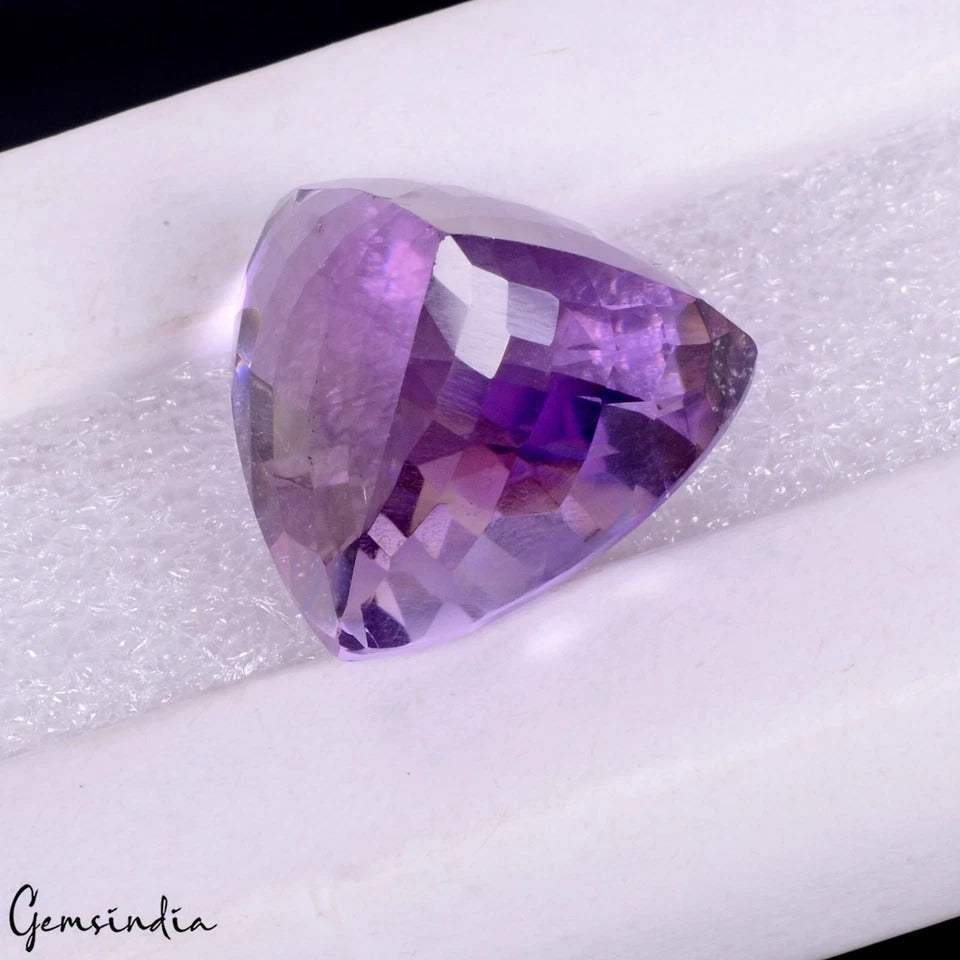 22.10 Ct Stunning Natural Jumbo Amethyst Brazil None Treatment Full Fire & Clean