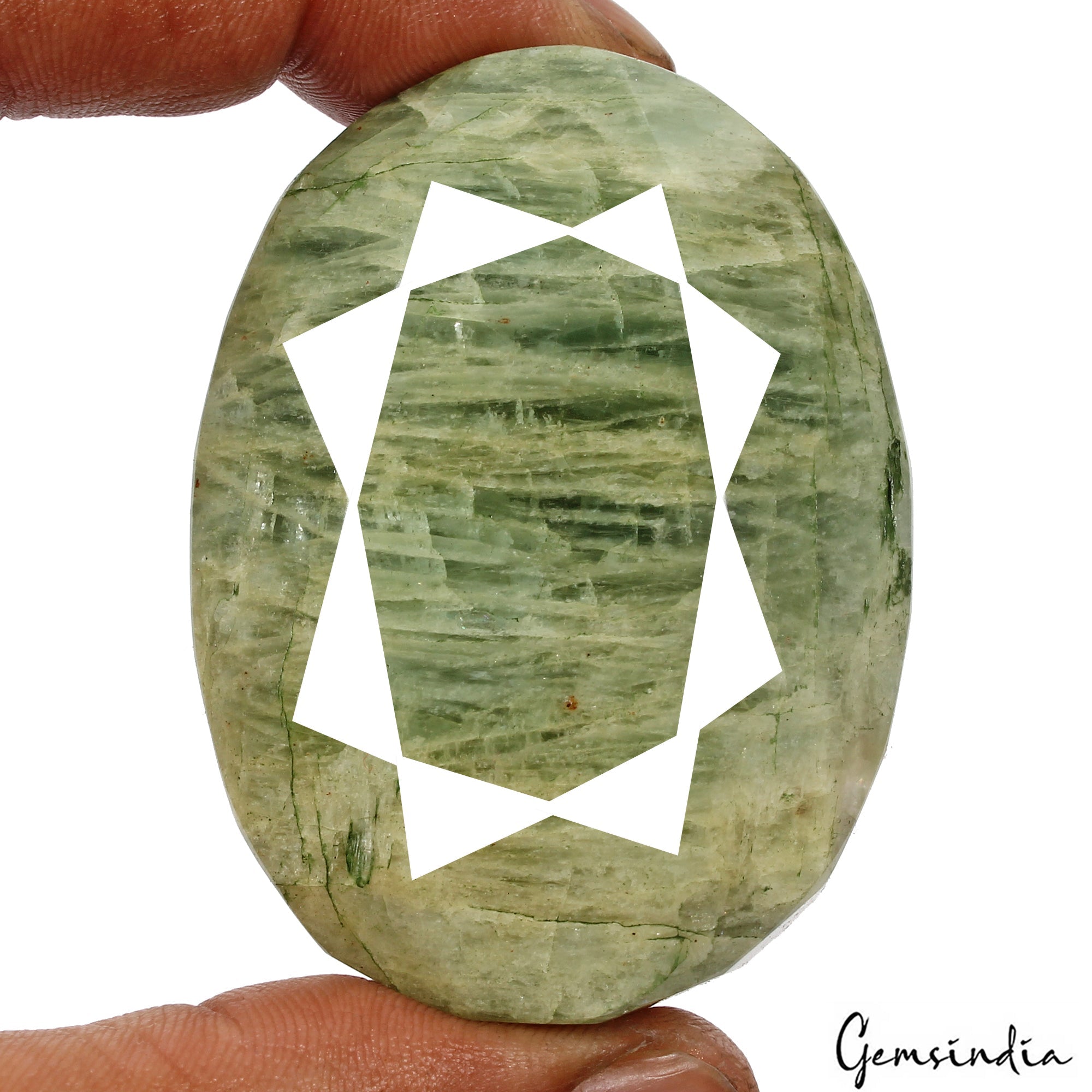 580 Cts Natural Green Emerald Oval Faceted Earth Mined Loose Brazilian Gemstone