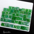 Certified 630 Cts/46 Pcs Natural Green Emerald Baguette Cut Gems Lot For Jewelry