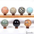 2.9 Kg/7 Pcs Natural Untreated Multi Color Mix Huge Gems Sphere Wholesale Lot