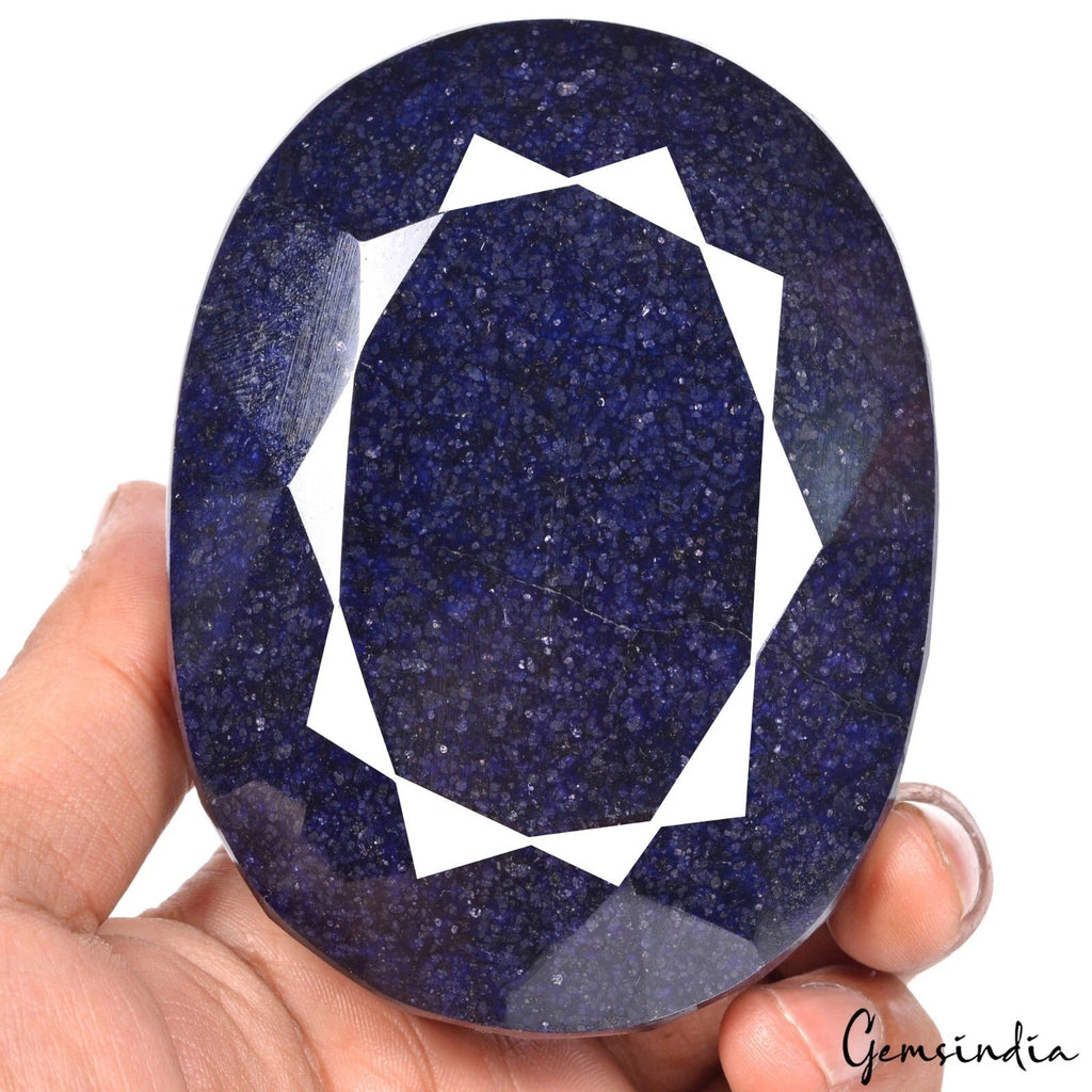 MUSEUM SIZE 2860 Ct Natural Blue Sapphire Oval Cut Loose Earth Mined Gemstone