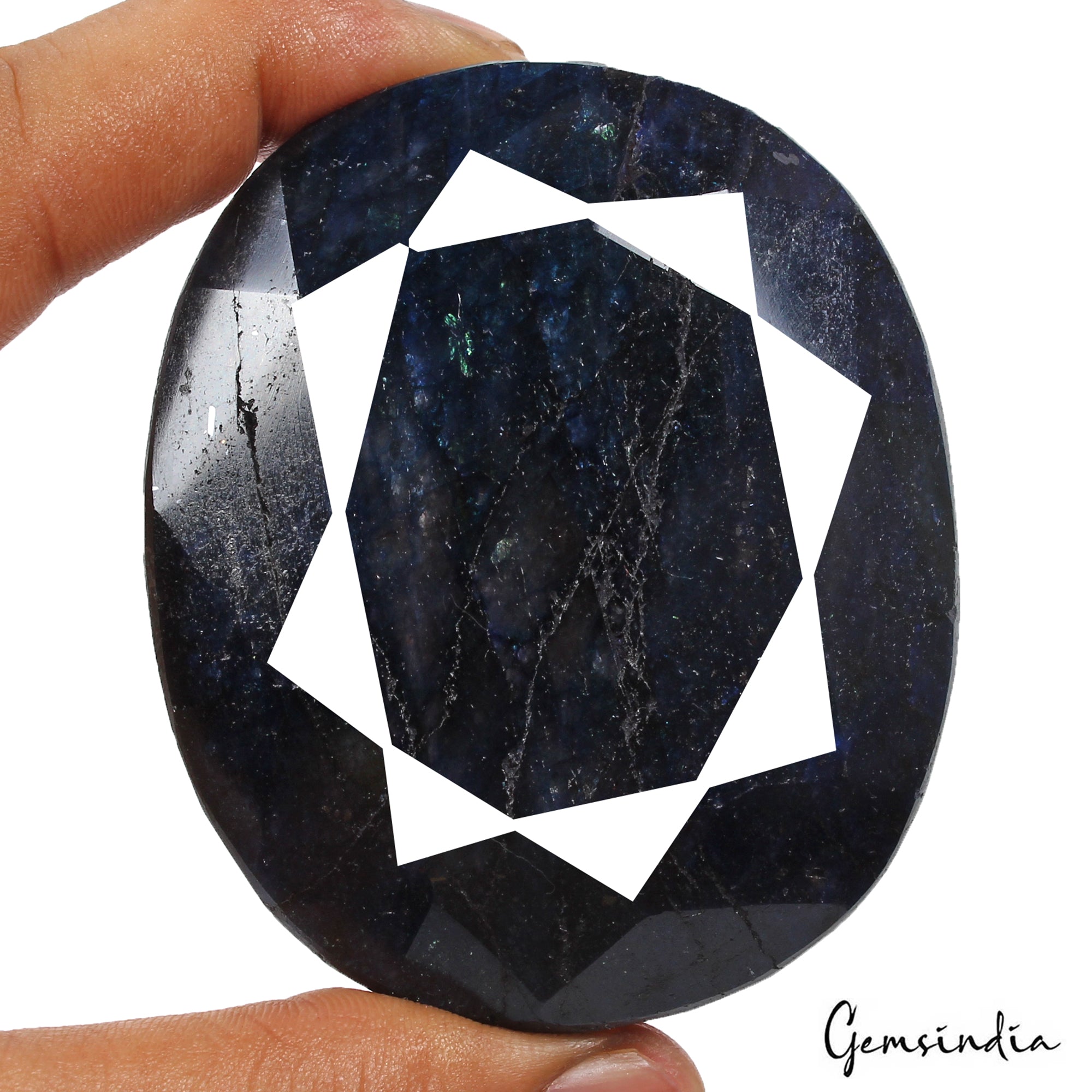 Natural Royal Blue Sapphire Oval Cut Faceted Huge Size Earth Mined 1900 Ct Gems