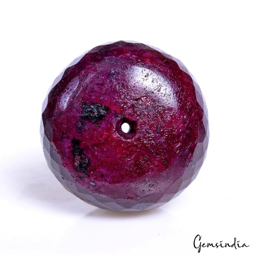Ruby Loose Gemstone, Red — 32 x 23mm, 300 Ct, Madagascar