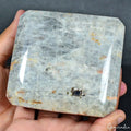 950 Gram Natural Aquamarine Beryl Large Octagon Cut Untreated Gemstone W Stand