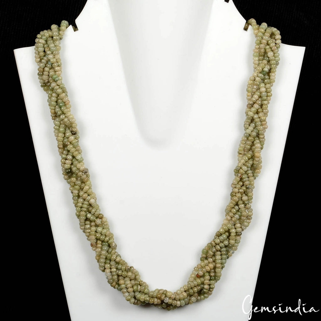 Emerald Necklace, Untreated — 20", 430 Ct, Brazil