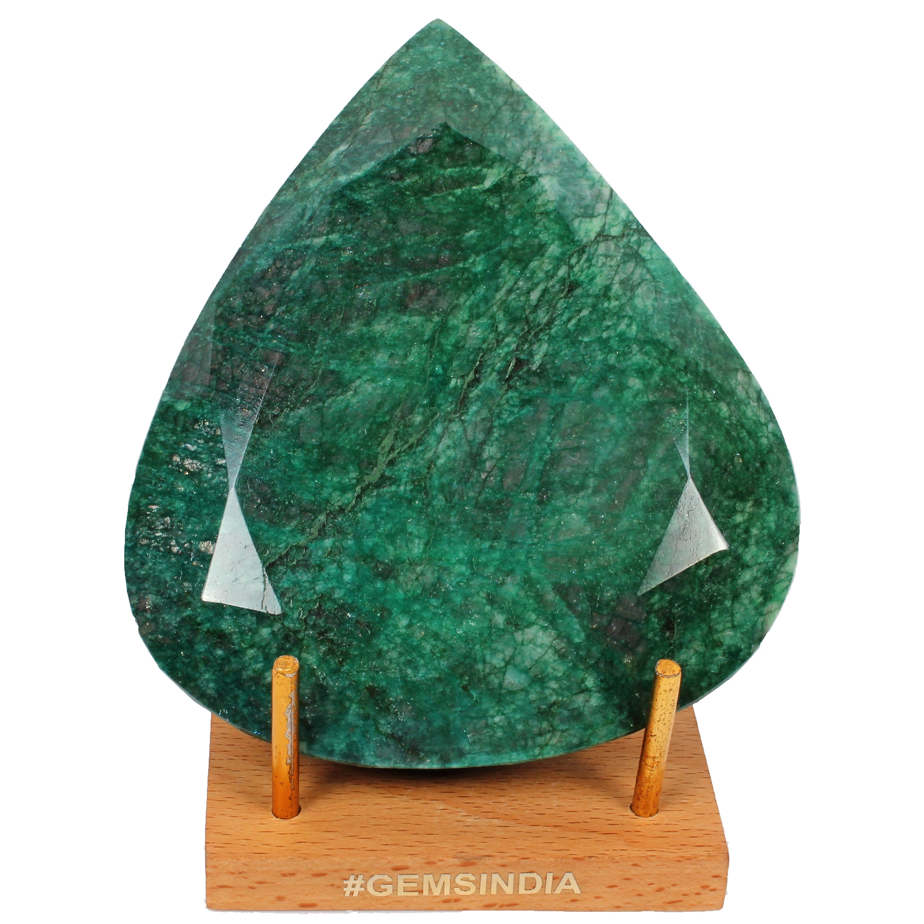 Emerald Loose Gemstone, Green — 120 x 103 x 32 mm, 2950 Ct, Brazil