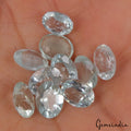 Natural Aquamarine 15.30 Ct Oval Cut 8-9mm Loose Unheated Gemstone Lot 10 Pcs