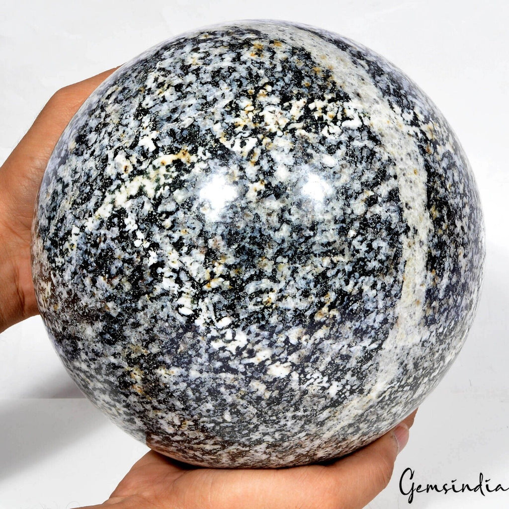 Obsidian Sphere — 7.9 Inch in diameter, 11.54 Kg (57700 Ct), Madagascar