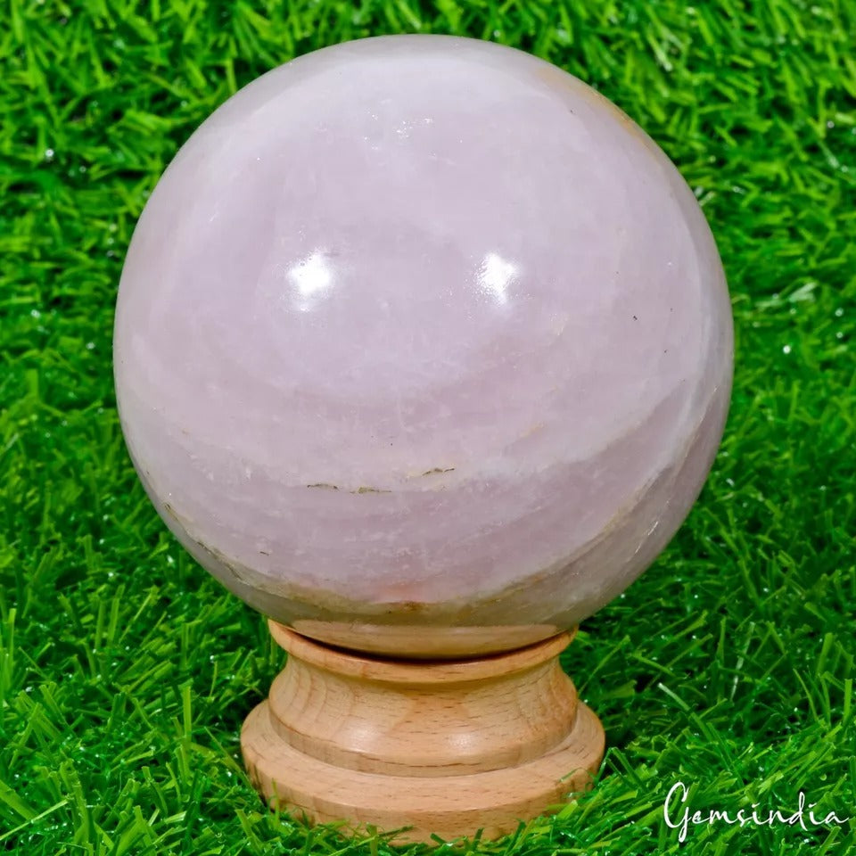 3940 Cts Natural Untreated Pink Rose Quartz Huge Sphere Crystal Minerals Healing