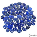 Pyrite Lot, Cabochon, Oval & Pear Fancy Cabochon, Color Enhanced — 60 Pieces, 16mm to 32mm, 1320 Ct, Afghanistan