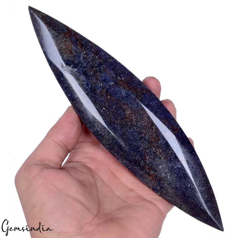 3200 Cts Natural Madagascar Dark Blue Sapphire Marquise Cut Earth mined Huge Gem