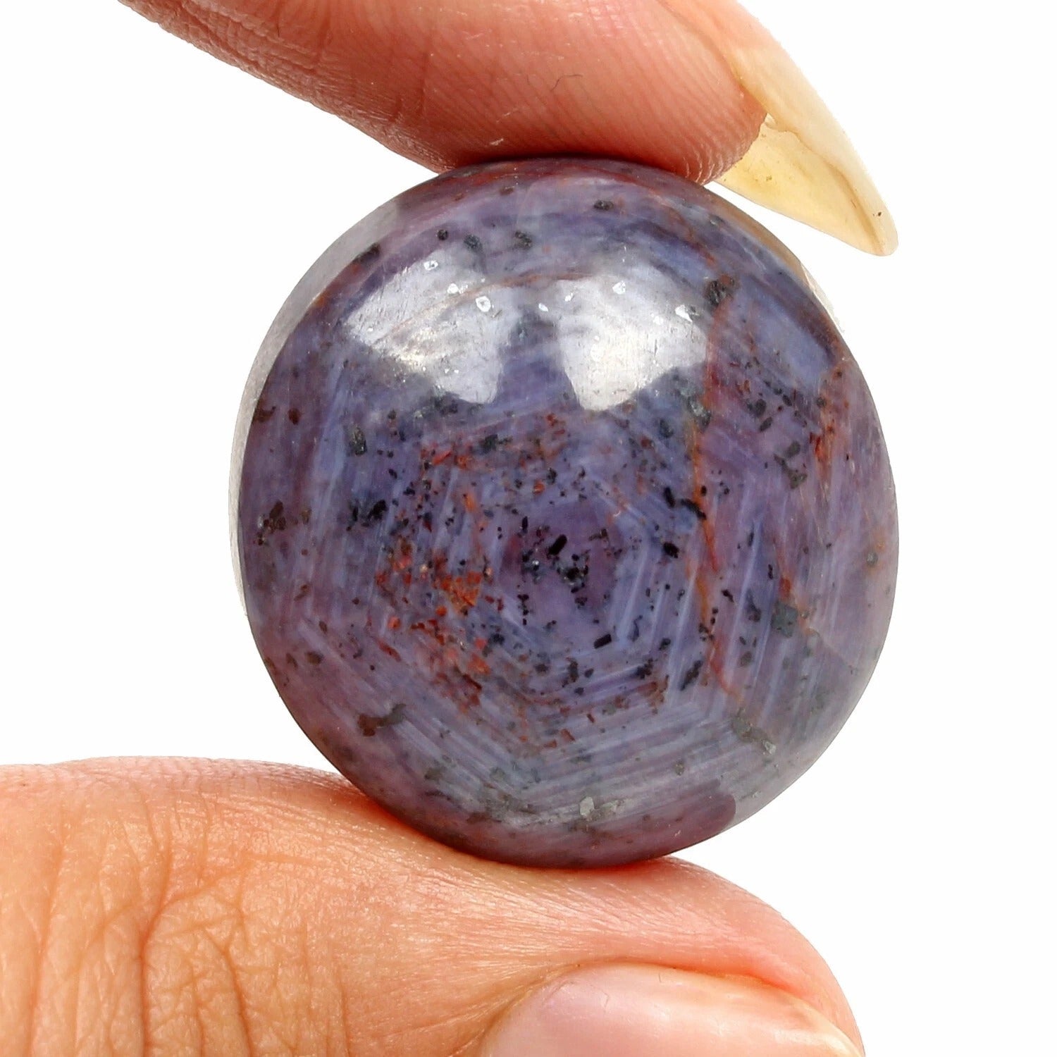 102 Ct Oval Cabochon Cut Certified Star Ruby Untreated Gemstone Appraisal $58360