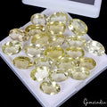 Citrine Quartz Lemon Yellow Oval Cut Genuine Loose Gemstone Natural 131.70 Cts