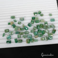 58 Pcs Natural Green Emerald Octagon Cut 6mm-11mm Loose Jewelry Gems From Brazil