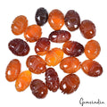 Onyx Loose Gemstone, Untreated — 16mm to 21mm, 263.90 Ct, India
