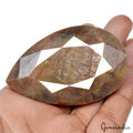 860 Cts Natural Brown Sapphire Pear Cut Loose Madagascar Untreated Huge Gemstone