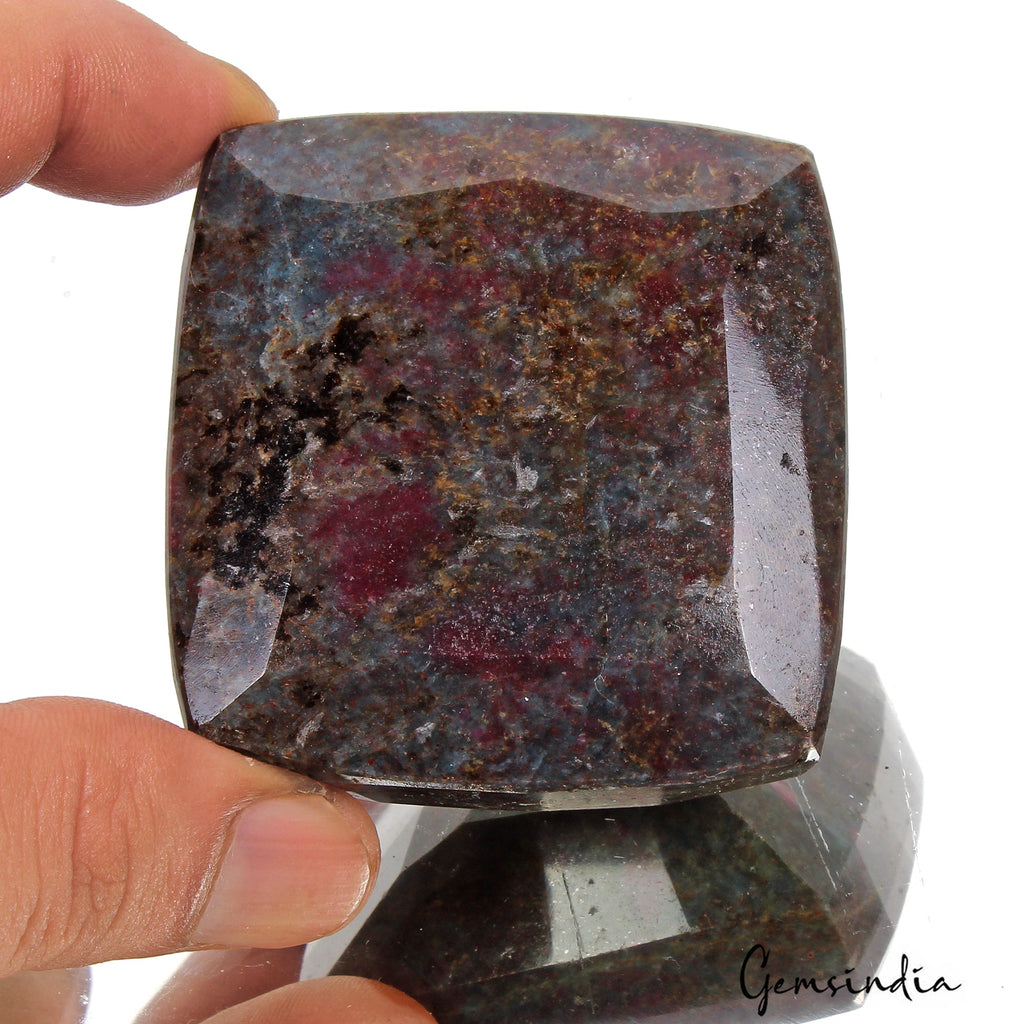 1160 Ct Natural Ruby Kyanite Cushion Faceted Earth Mined Huge Size Untreated Gem