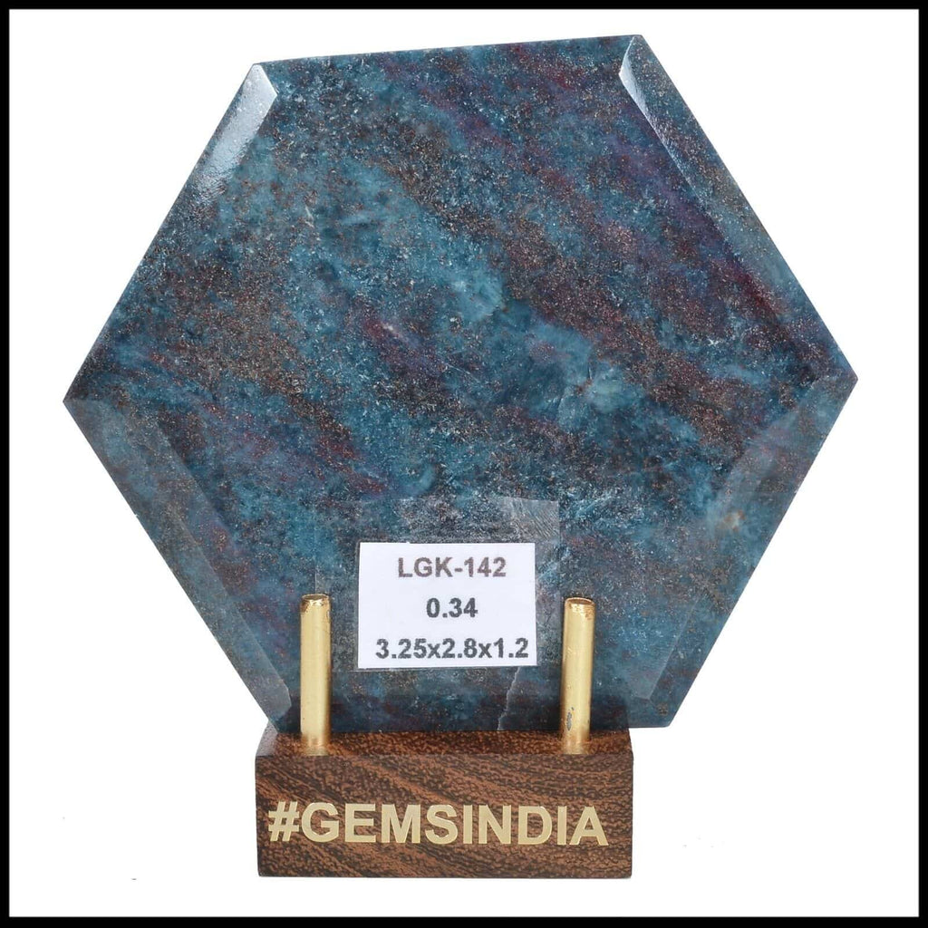 1700Ct Natural Untreated Ruby Kyanite Hexagon Cut Huge Rare Collective Loose Gem