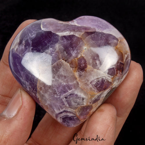 Amethyst Loose Gemstone, Untreated, Purple — 52x58x27 mm, 600 Ct