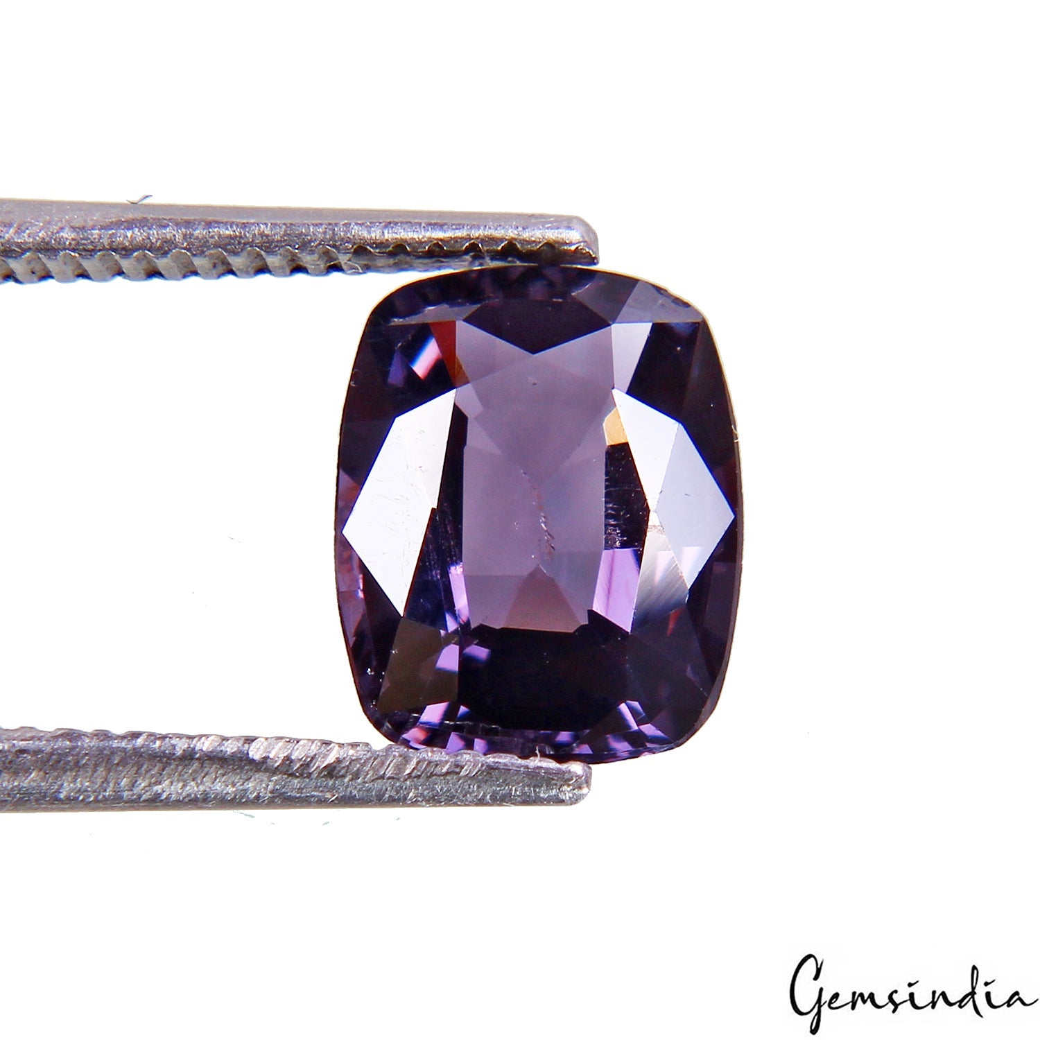 Natural Purple Spinel Faceted Cushion Cut ~ 1.80 Ct Vivid Color, Untreated Gem