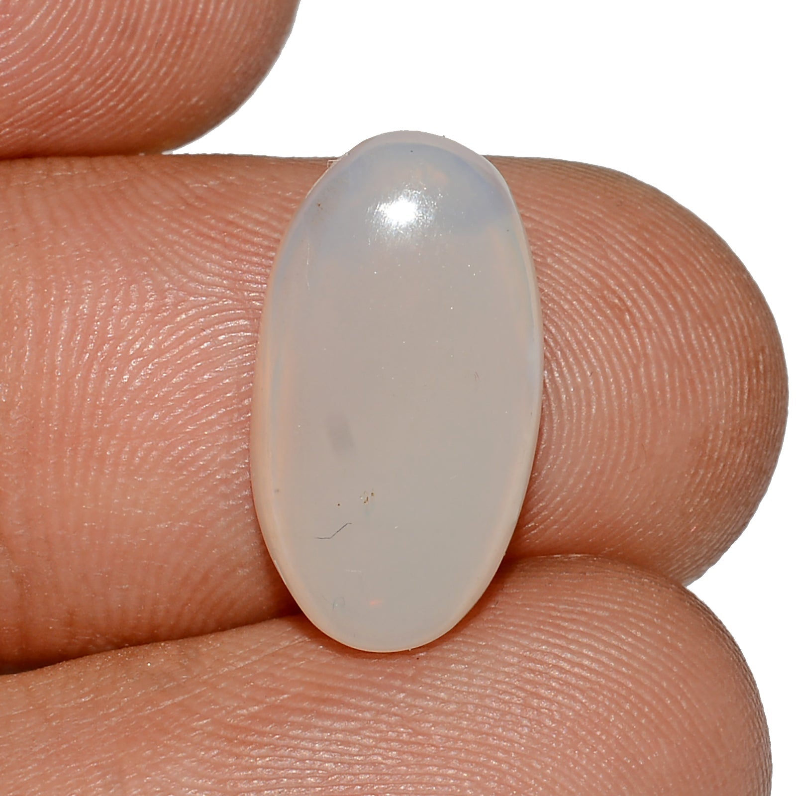 Natural White Fire Opal Australian Untreated 4.30 Cts Certified Loose Gemstone