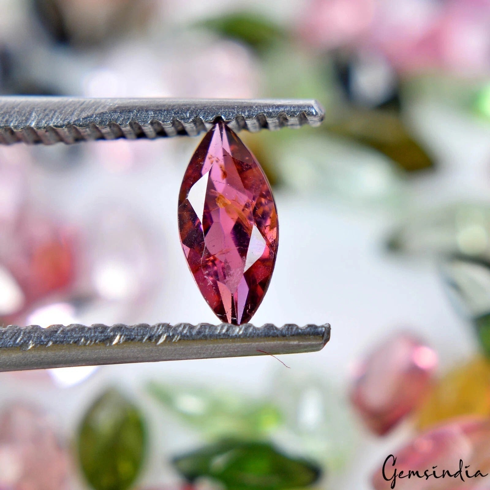28.50 Ct/200 Pcs Natural Multi Color Tourmaline Marquise Calibrated 5x2.5mm Gems