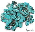 2500 Ct Lot A+ Spiderweb Turquoise Blue Green Pear/Oval Cut Loose Gemstone 55 Pc