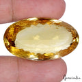 Citrine Loose Gemstone, Untreated, Yellow — 39x22x18 mm, 104.50 Ct, Brazil