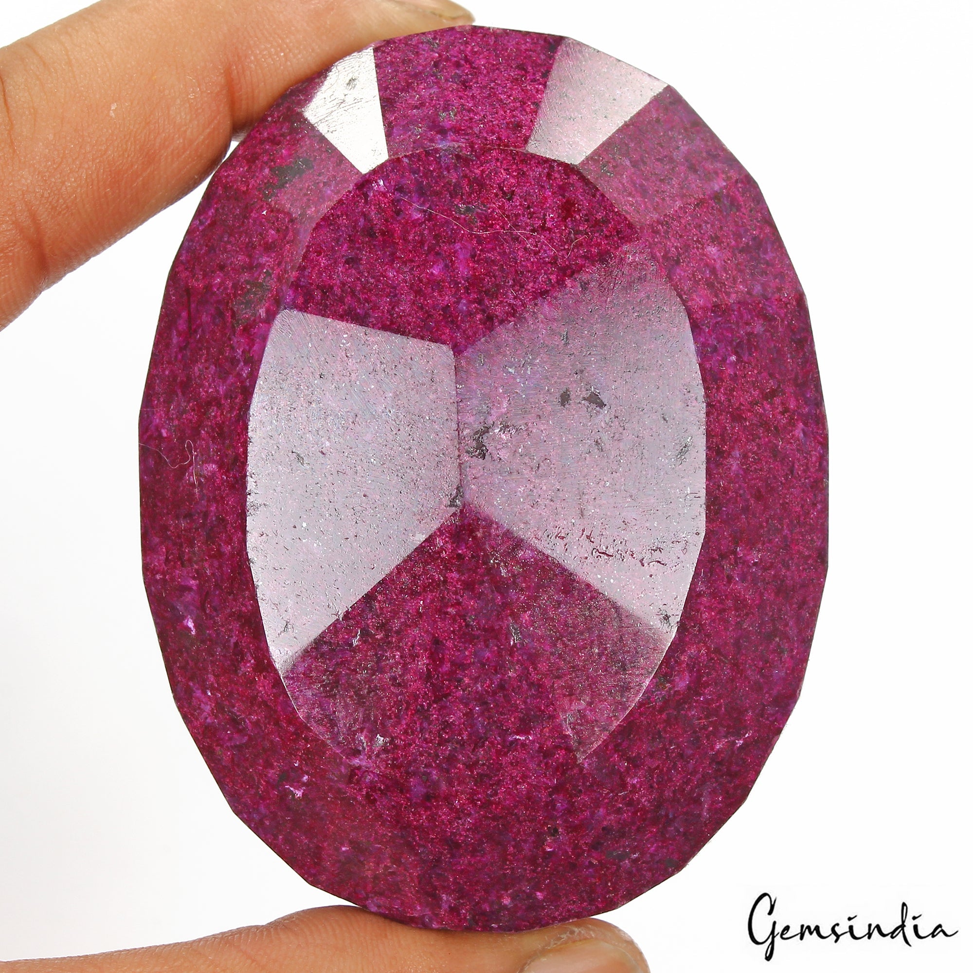 1660 Cts Natural African Red Ruby Oval Faceted Earth mined Huge Size Loose Gem