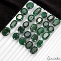 25 Pcs Natural Emerald 13-20mm Stunning Green Ring Size Loose Gemstones ~270 Ct