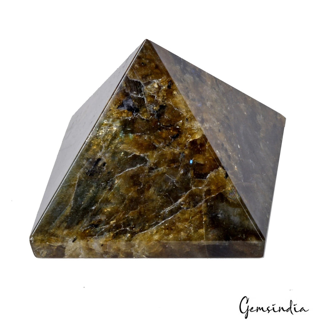 Labradorite Carving, Blue — 1.6x2 Inch, 620 Ct, India